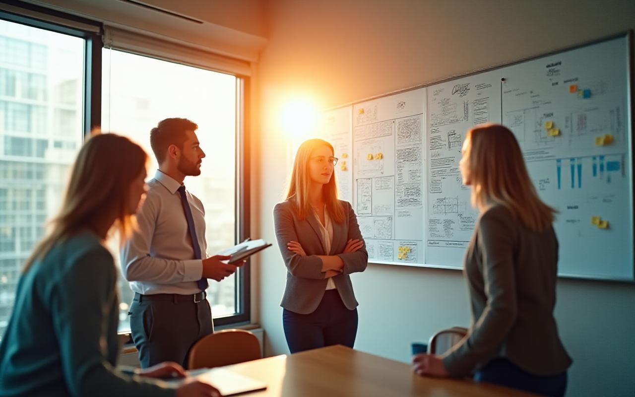 Team collaborating on competency strategy