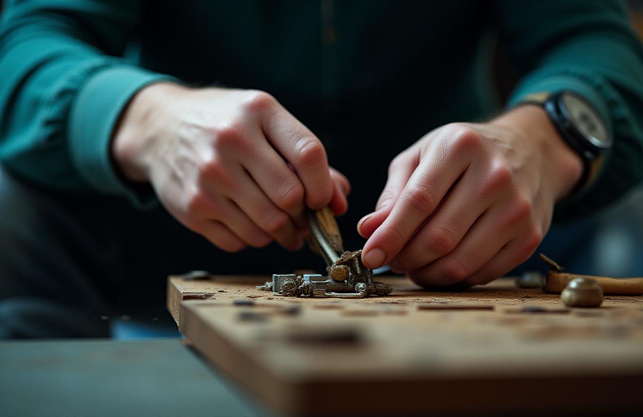 Professionals engaged in high-precision work